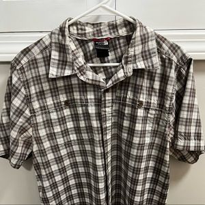 North Face short sleeve button up